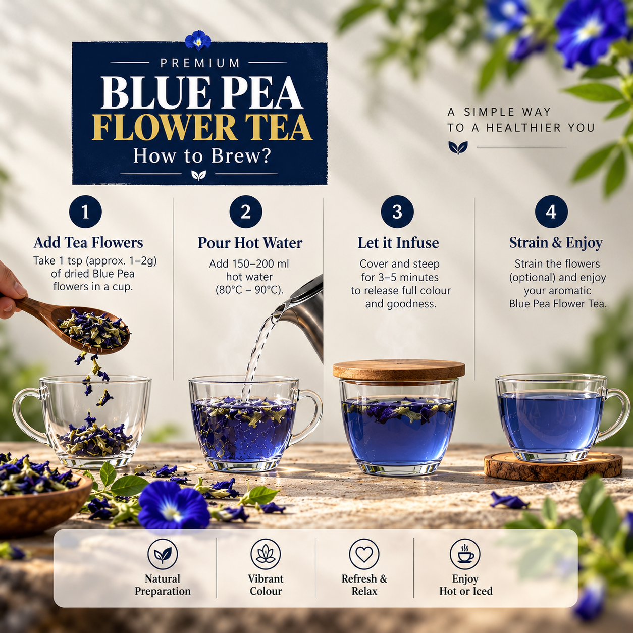 Blue Pea Green Tea