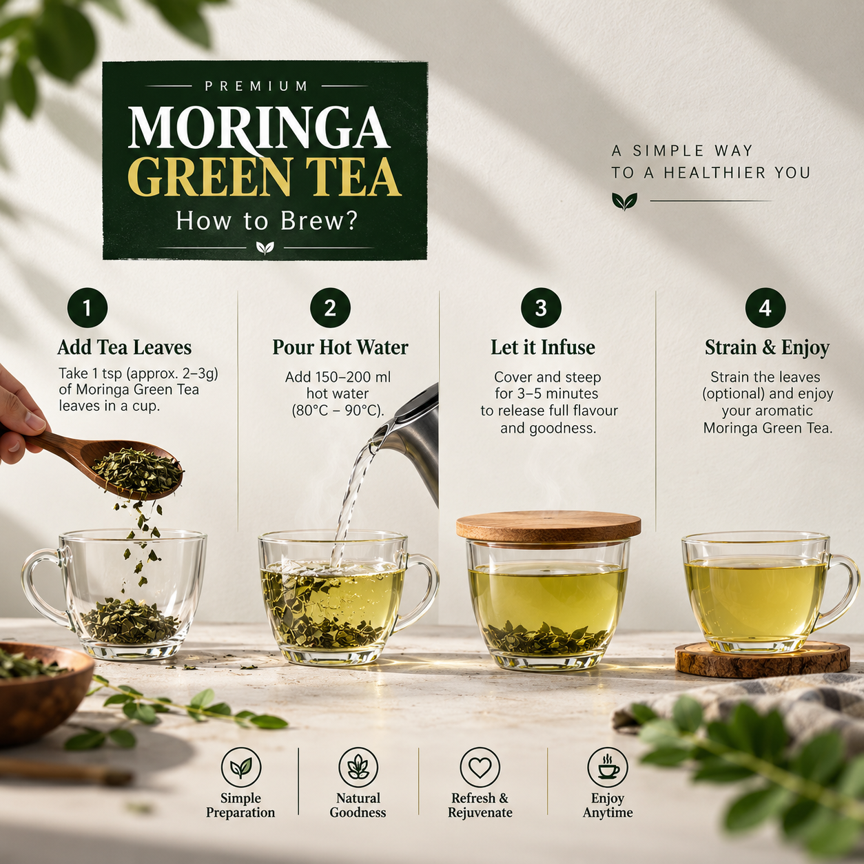 Moringa Green Tea