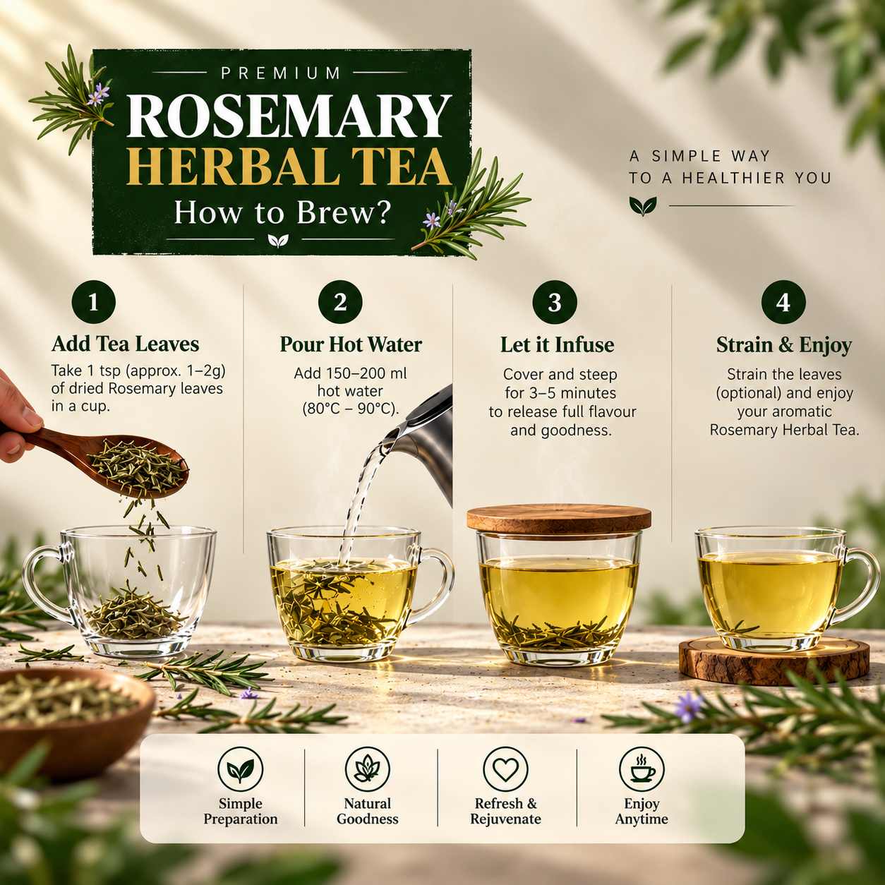 Rosemary Dried Leaves